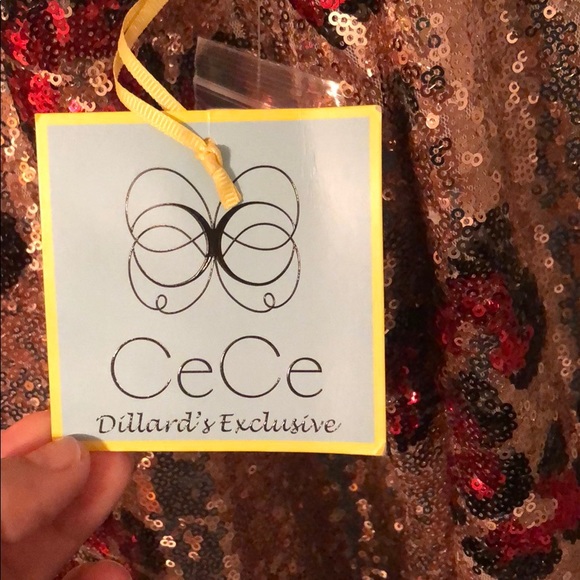 Blush gold, sequined dress - Picture 6 of 7